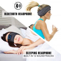 Sleep Headband White Noise Headphones Wireless Bluetooth Sports Built-In HD Stereo Speaker Side Sleepers Sleeping Running Yoga Workout Jogging Insomnia Travel Meditation Grey Version 2021-09