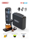 Portable Coffee Machine for Car & Home,Dc12V Expresso Coffee Maker Fit Nexpresso Dolce Pod Capsule Coffee Powder H4A