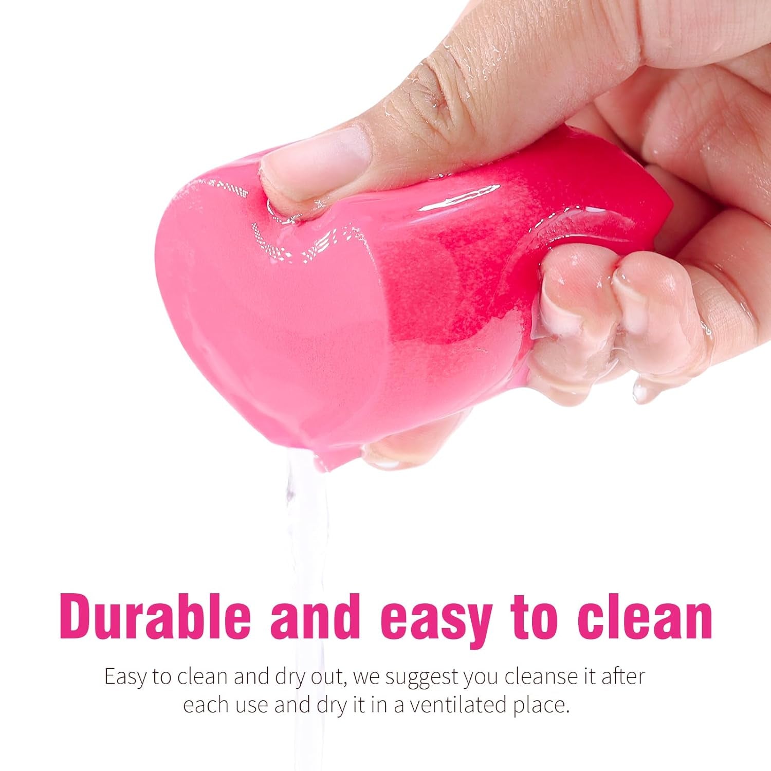 3Pcs Soft Makeup Sponges Set for Liquid Foundation, Cream, and Powder, Latex Free Blender Beauty Sponge, Durable Foundation Puff, Dry & Wet Use Make up Sponges for Face, Beauty Gift Set