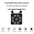 Rear Camera of Driving Recorder 140 Wide Angle Waterproof 4/8/12 Light HD Night Vision Parking Monitoring Rear Camera