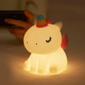 Cute Animal Giraffe Panda Silicone Night Light Timer Patting Lamp Rechargeable Night Lamp for Kids Boys Birthday Gift Room Decor