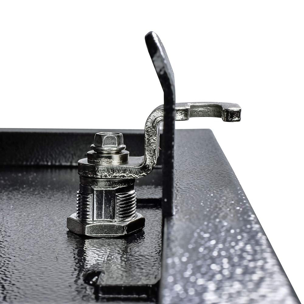 7506 Mail Manager Curbside Locking Security Mailbox, Black,Large