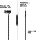 Uplift 2: Wired Earphones with Microphone and Sustainable Materials (Black)