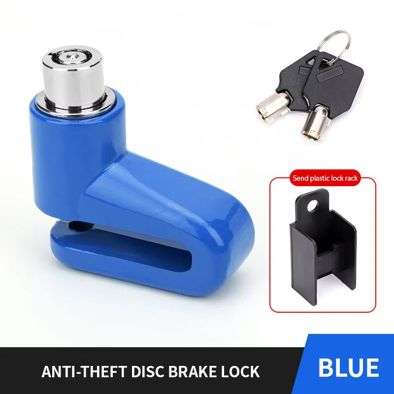 Anti-Theft Steel Motorcycle Disc Brake Lock Durable Road Bicycle Disc Lock with Keys Portable Mountain Bike Lock