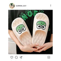 Summer Beach Slides Bathroom anti Slip Slipper Non-Slip Home Flip Flops Cartoon Frog Soft Sandals