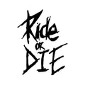1Pc/Set Bike Frame Stickers Ride or Die Top Tube Decals for MTB Bicycle Decorative Frame Bike Auto Motorcycle Accessories