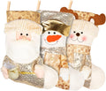 JR.WHITE Christmas Stocking Set, Large Christmas Stocking 18