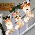 JR.WHITE Christmas Stocking Set, Large Christmas Stocking 18