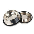 Paw Stainless Steel Pet Dog Bowl Feeder Skidproof Anti-Ant Shape Cat Dog Bowls Food Accessories Pet Supplies 6 Sizes