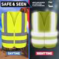 High Visibility Safety Vest ANSI Class 2, No Pocket