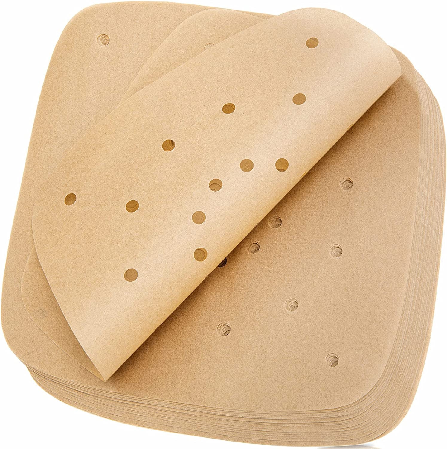 Air Fryer Parchment Paper, Air Fryer Liners, 200Pcs 8.5 Inch, Air Fryer Accessories, Perforated Parchment Paper for Air Fryer, No Burn, Easy Cleanup