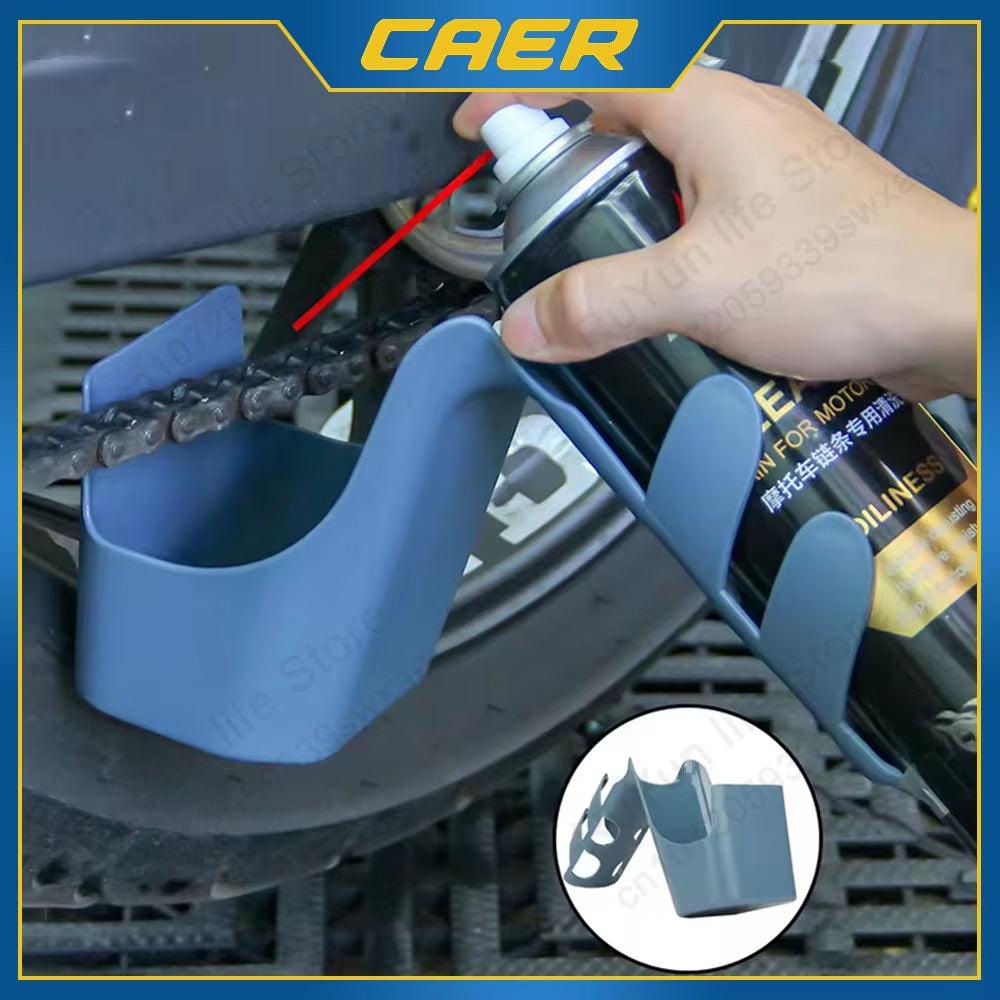 Motorcycle Bike Chain Oil Storage Tool Box Chain Cleaning Oil Splash-Proof Tool Agent Widely Used Chain Oil Anti-Spray Tool