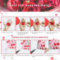 Valentine'S Day Balloons Kit - I Love You Balloons, White Red Heart Balloons, Balloon Pump & Rose Petals for Valentines Day Anniversary Wedding Engagement Decorations Special Night Gift