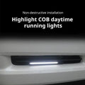 2Pcs 17Cm Universal Waterproof Daytime Running Lights COB Fog Lamp Car Styling Led Day Light DRL Lamp Fog Bar Lamp Strip Lights