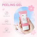 Sakura Face Deep Cleaning Exfoliating Gel Skin Care Whitening Moisturizer Repair Facial Scrub Skin Care 60G