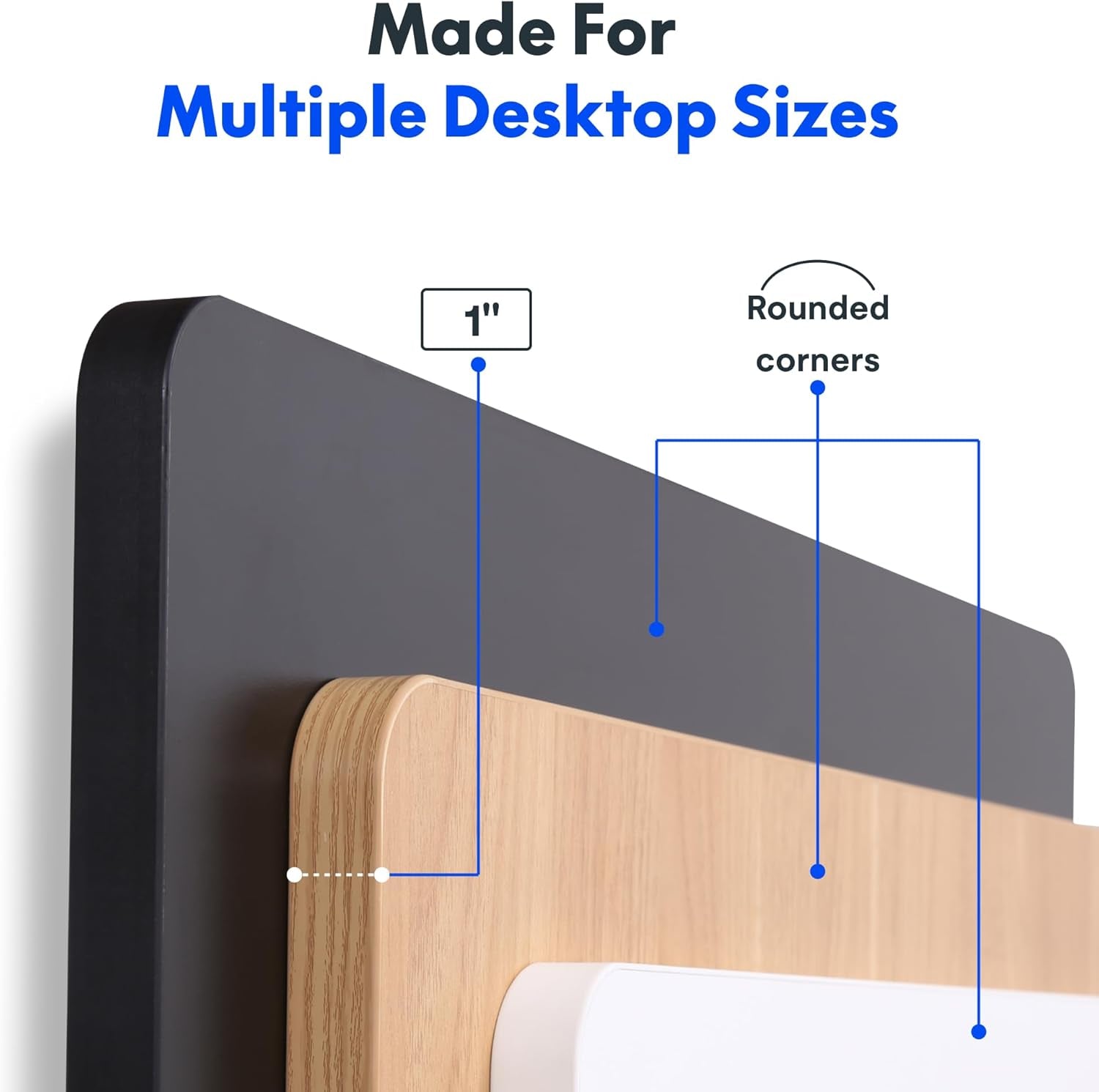 One-Piece Electric Standing Desk, 48 X 24 Inches Adjustable Desk with Seamless Desktop, Memory Controller Height Adjustment (White Frame + White Desktop, 2 Packages)