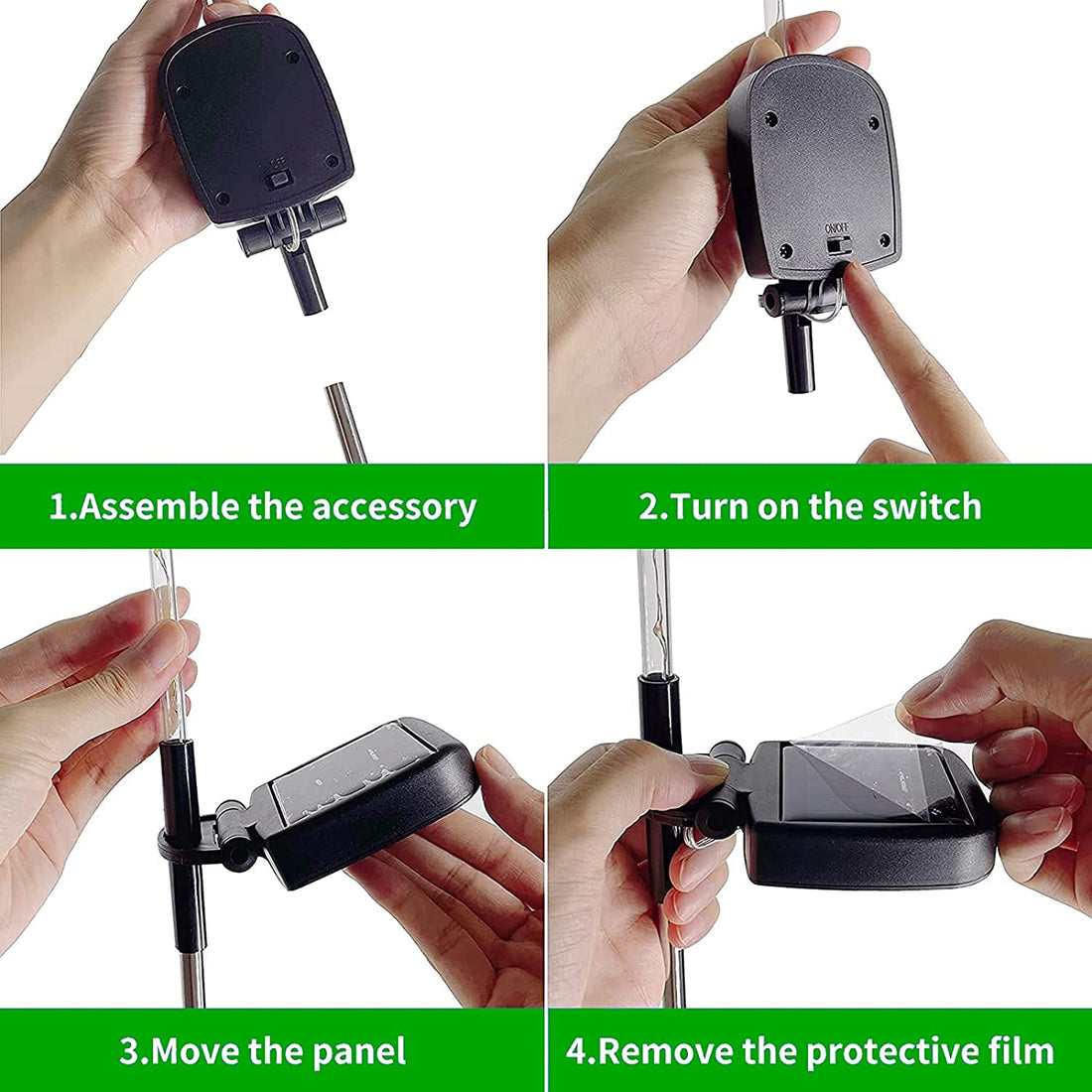 Solar Garden Lights Outdoor, 4Pack Solar Garden Dandelion Lights, Solar Stake Lights, Solar Pathway Lights Waterproof Solar Outdoor Lights, Multi-Color Solar Decorative Lights for Garden