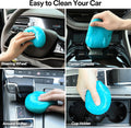 Car Cleaning Gel Car Cleaning Putty Car Putty Auto Detailing Tools Car Slime Cleaner Dust Cleaning Gel for Car Interior Cleaner Car Cleaning Supplies Cleaning Kit Car Accessories Blue 2Pack