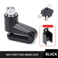 Anti-Theft Steel Motorcycle Disc Brake Lock Durable Road Bicycle Disc Lock with Keys Portable Mountain Bike Lock