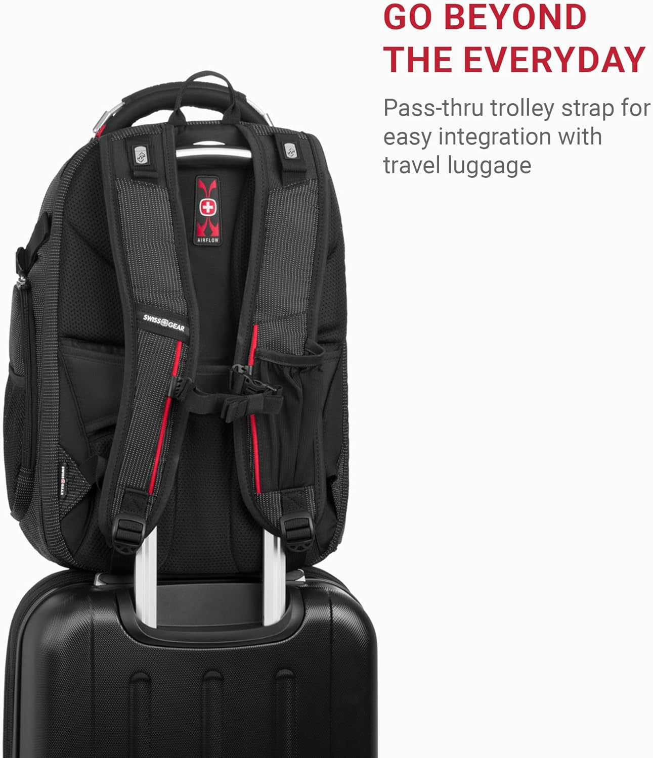 Travel Tech Elite Laptop Backpack – Fits Laptops up to 16” – Scansmart Tsa-Friendly Backpack with USB Port, Shoe Compartment & Organizer Pockets – Black Dot