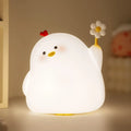 Cute Duck Led Night Light USB Rechargeable Nightlights Silicone Lamp Touch Switch Children Kid Bedroom Decoration Birthday Gift