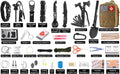 Emergency Survival Kit and First Aid Kit, 142Pcs Professional Survival Gear and Supplies Equipment with Molle Pouch, Gift for Christmas Men Dad Husband Camping Hiking Hunting Outdoor Adventure