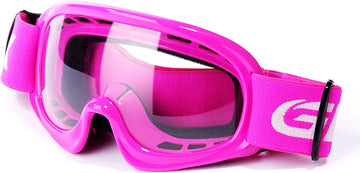 YH15 Anti-Fog Impact-Resistant Kids Youth ATV Off-Road Dirt Bike Motocross Goggles for Boys & Girls (Pink, One_Size)