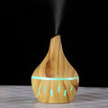 10 Oz Essential Oil Diffuser, Cool Mist Humidifier Scent Diffuser Wood Grain Aromatherapy Diffuser Atomizer Relieve Dryness Refresh Air Increase Humidity Device for Bedroom Office Yoga Spa