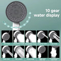 High Quality 8 Mode Shower Head Water Filter Adjustable High Pressure Shower Portable One-Key Stop Shower Bathroom Accessories