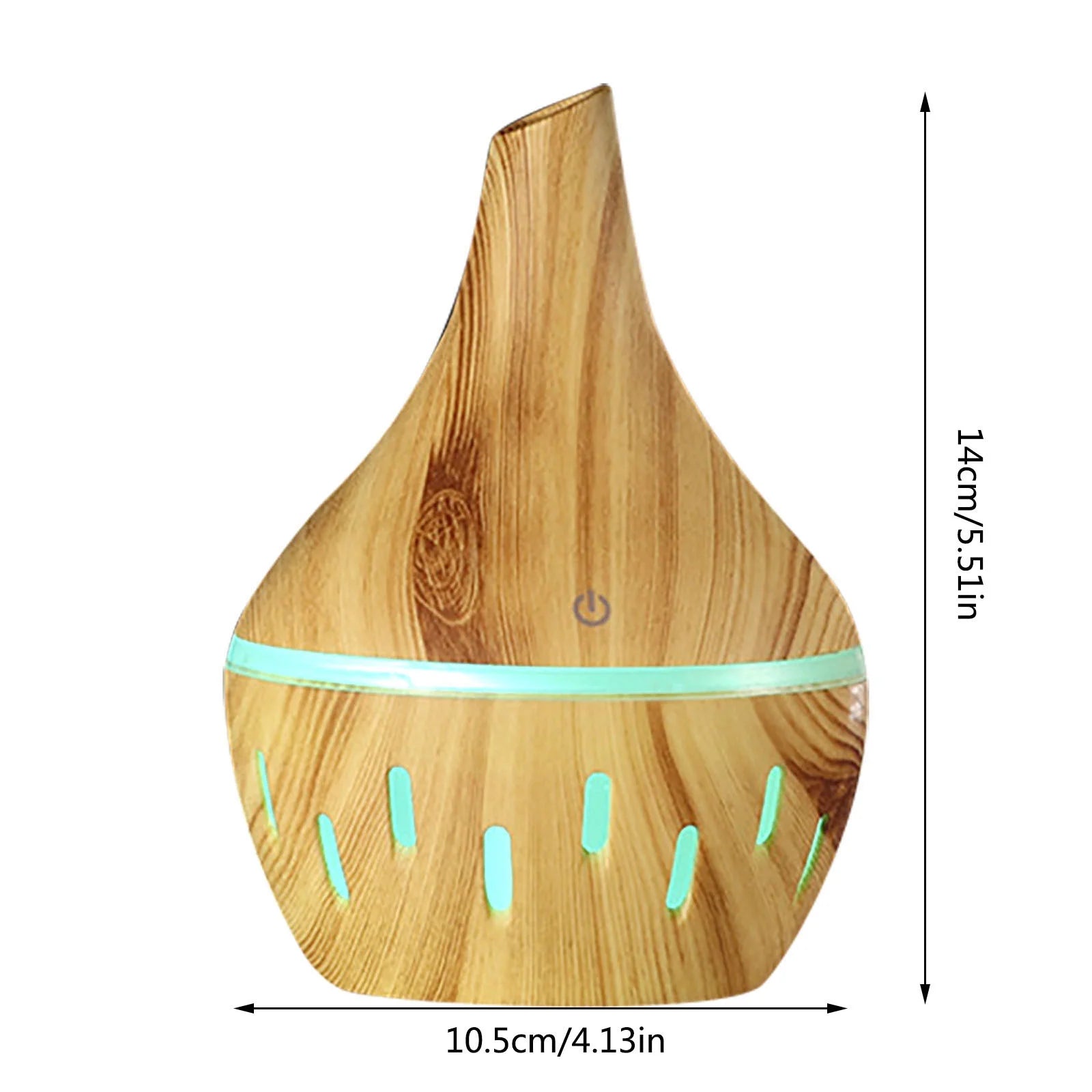 10 Oz Essential Oil Diffuser, Cool Mist Humidifier Scent Diffuser Wood Grain Aromatherapy Diffuser Atomizer Relieve Dryness Refresh Air Increase Humidity Device for Bedroom Office Yoga Spa