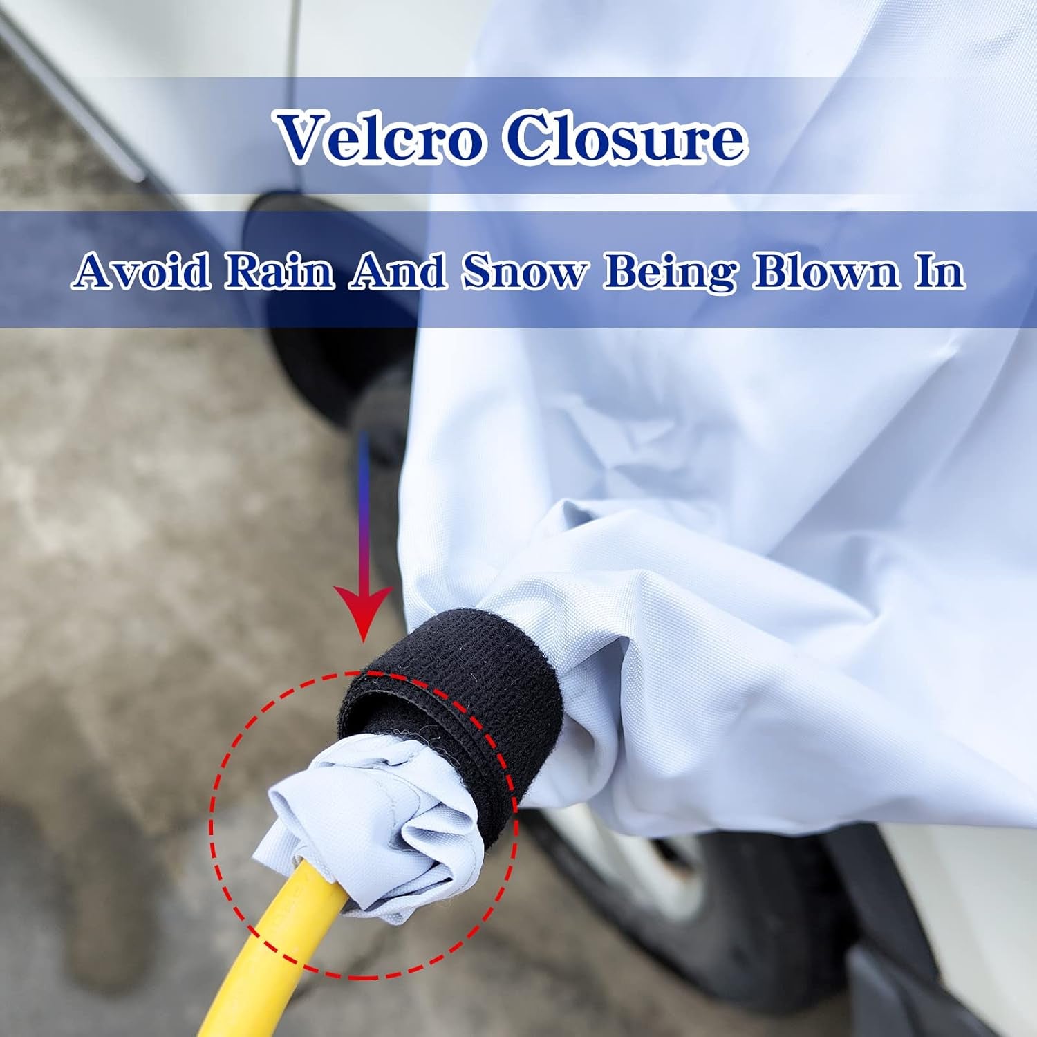 EV Charger Port Cover, Electric Car Charger Plug Cover, Outdoor Waterproof Winter Snow Rain UV All-Weather Protection, Magnetic Attachment, Suitable for Steel-Bodied Electric Vehicles