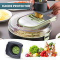 Vegetable Chopper,  Multifunctional 12-In-1 Veggie Chopper with 7 Blades, Onion Chopper Food Chopper Vegetable Slicer Cutter Dicer