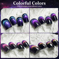 Cat Eye Nail Polish,Magnetic Effects with Chameleon Natural Air Drying Nail Art Salon Manicure Home((A01, 10ML)