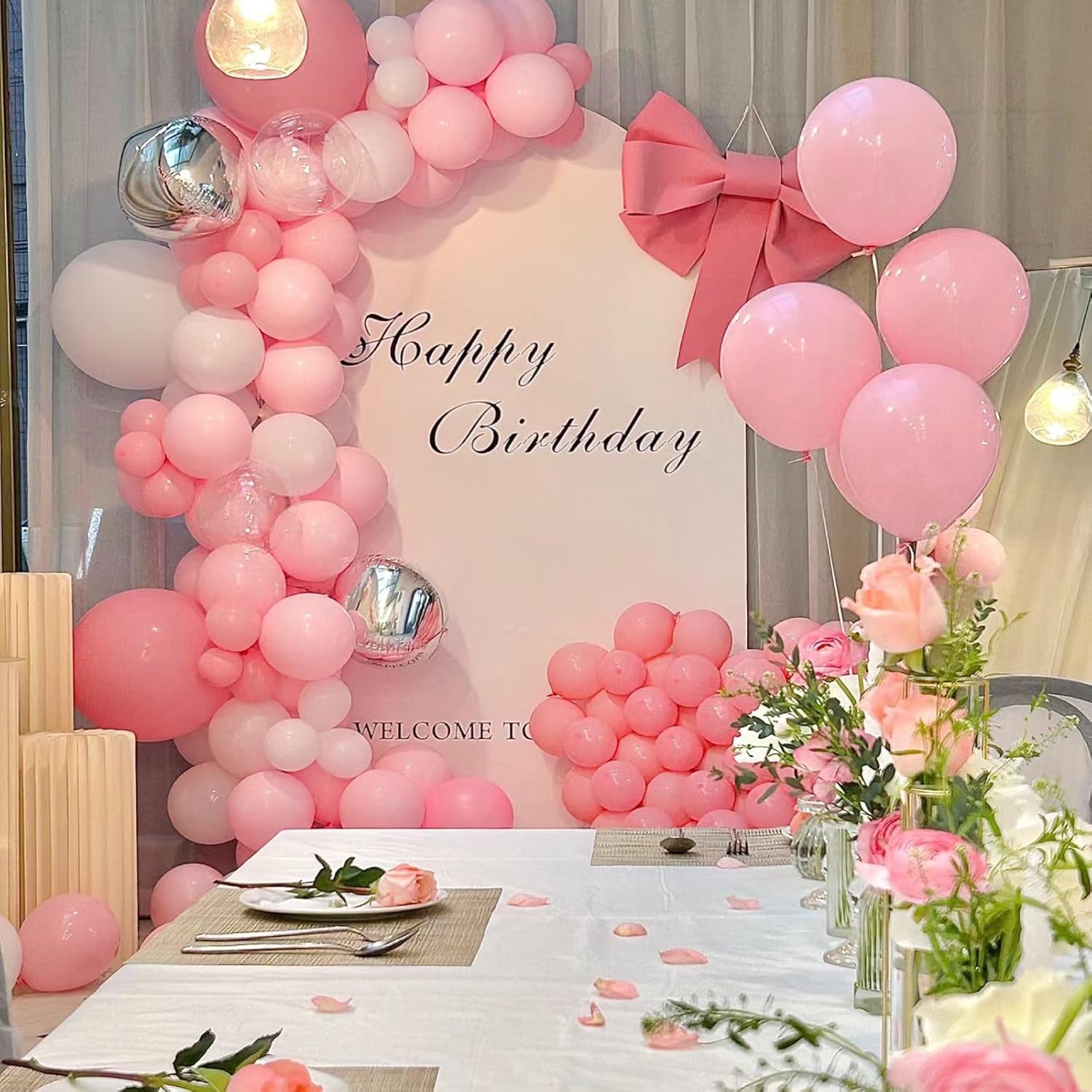 Pink Balloons 12 Inch 100 Pack Light Pink Latex Party Balloons Pastel Pink Helium Balloons Wedding Princess Birthday Bride Baby Shower Party Decorations