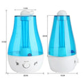 3L Ultrasonic Air Humidifier Mini Aroma Humidifier with LED Lamp Essential Oil Humidifier Diffuser Mist Maker Fogger