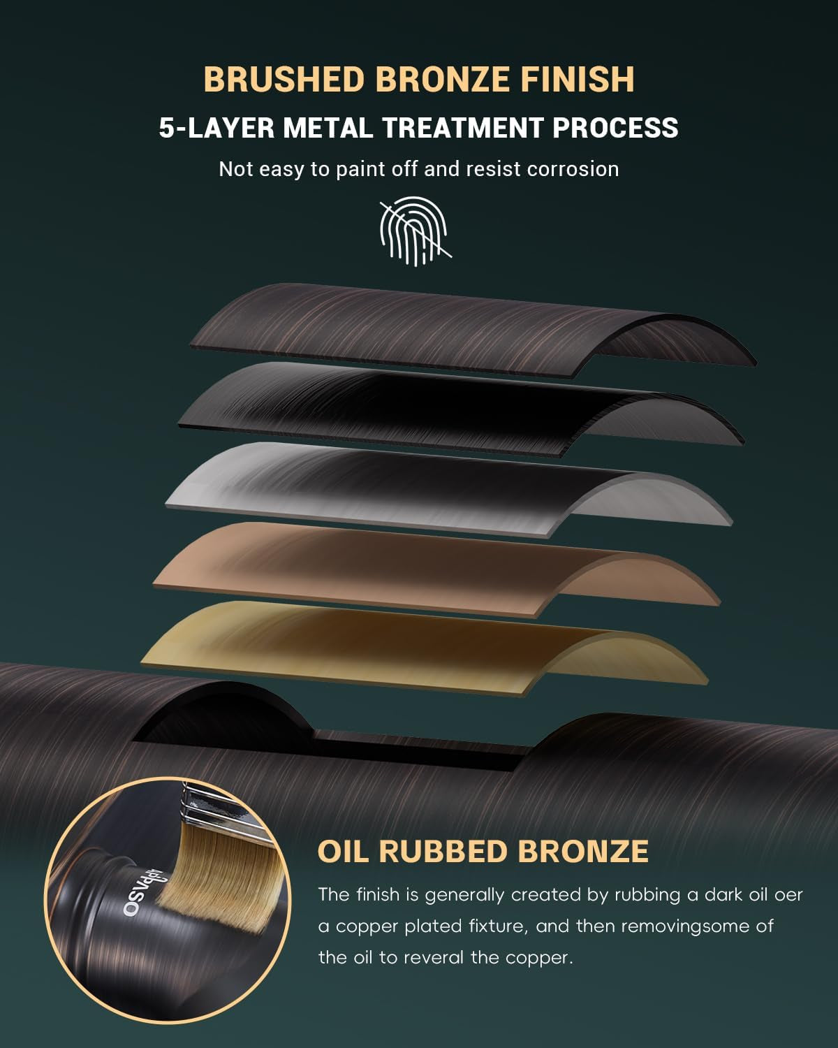 Bronze Kitchen Faucet with Soap Dispenser, Oil Rubbed Bronze Sink Faucet for Kitchen, Single Handle High Arc Kitchen Sink Faucet