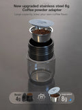Portable Coffee Machine for Car & Home,Dc12V Expresso Coffee Maker Fit Nexpresso Dolce Pod Capsule Coffee Powder H4A