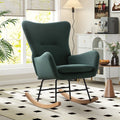 Meno 26''Wide Modern Stylish Upholstered Arms Nursery Rocking Accent Chair