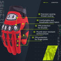 Unisex BMX MX ATV MTB Racing Mountain Bike Bicycle Cycling Off-Road/Dirt Bike Gloves Road Racing Motorcycle Motocross Sports Gloves Touch Recognition Full Finger Glove