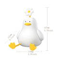 Cute Duck Led Night Light USB Rechargeable Nightlights Silicone Lamp Touch Switch Children Kid Bedroom Decoration Birthday Gift